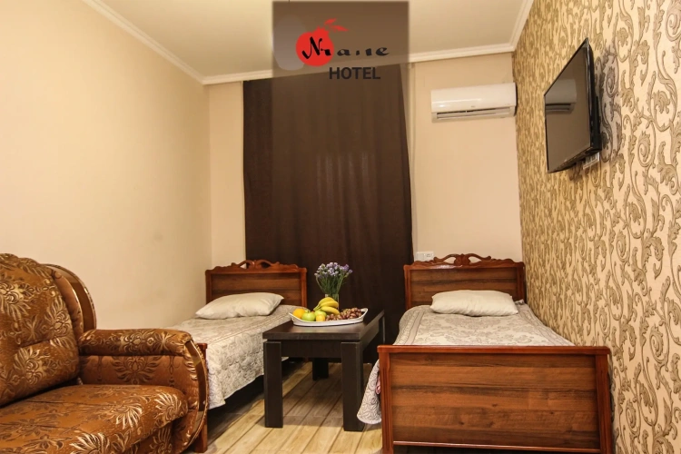 Standard Twin room with balcony and with view