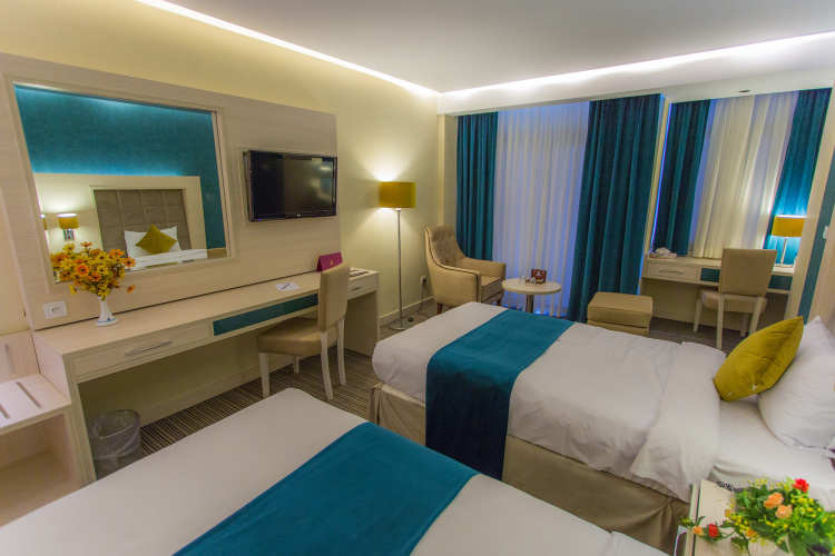 Superior room with balcony and with view
