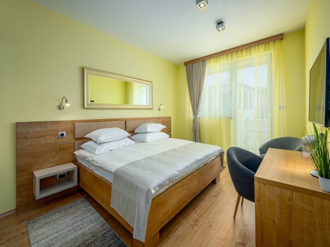 Standard Double room with balcony and with view