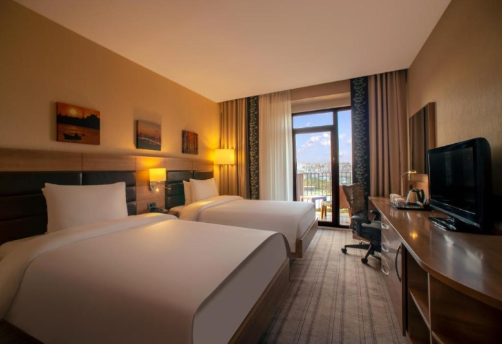 Twin room with sea view