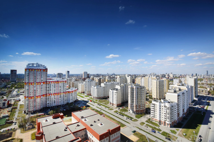 Фотография номера квартиры Апартаменты студия Rooms-ekb с видом на город (21 этаж)