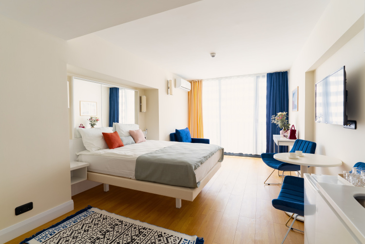 Standard Double Studio with balcony and with view