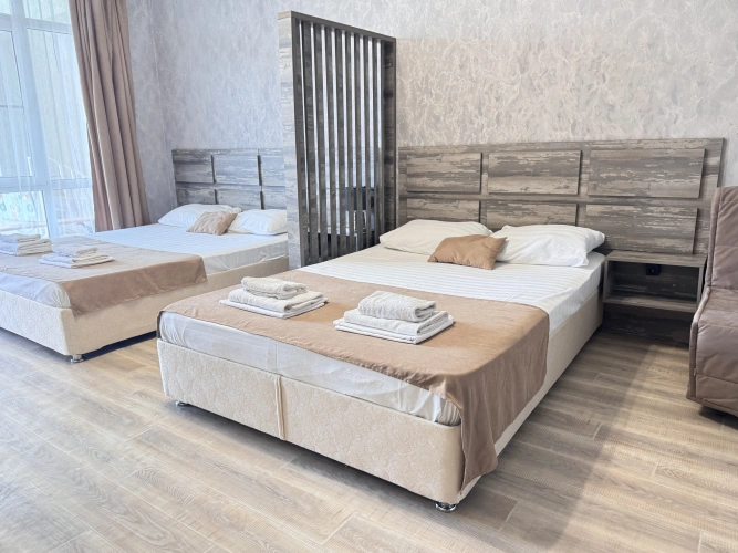 Quintuple Family Suite with balcony