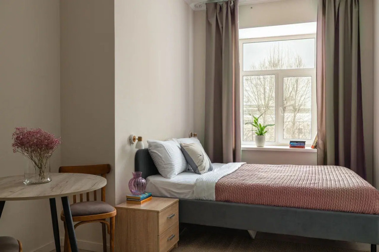 Фотография номера квартиры Апартаменты Teplo Apartments Студия на Рижском Проспекте