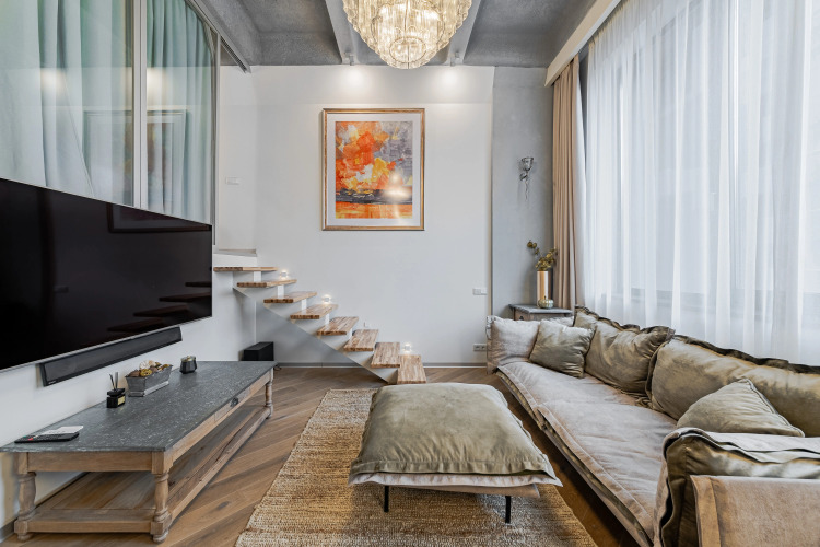 Фотография номера квартиры Апартаменты Smart Host Двухуровневые Апартаменты на Нижней Красносельской