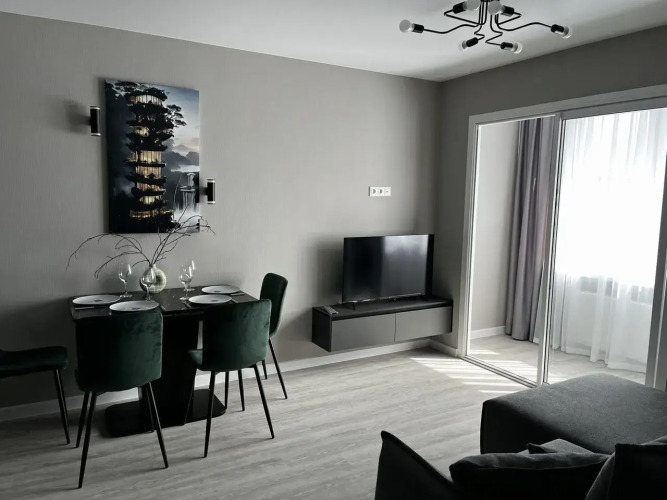 Фотография номера квартиры Квартира с дизaйнepcкими peмонтом в Еврoпейскoм квapталe