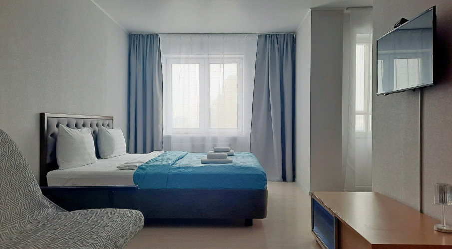 Фотография номера квартиры Квартира Уютная квартира с отличным видом у метро Чкаловская