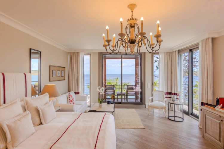 Deluxe Double room with balcony and with sea view