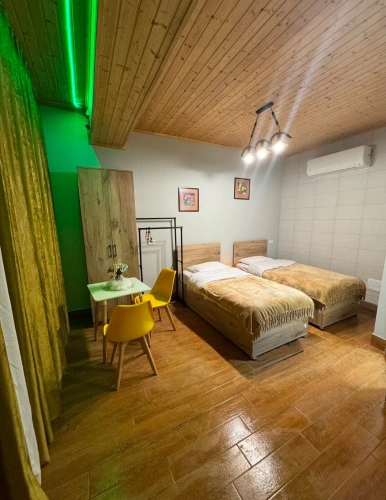 Standard Twin room with balcony and with mountain view
