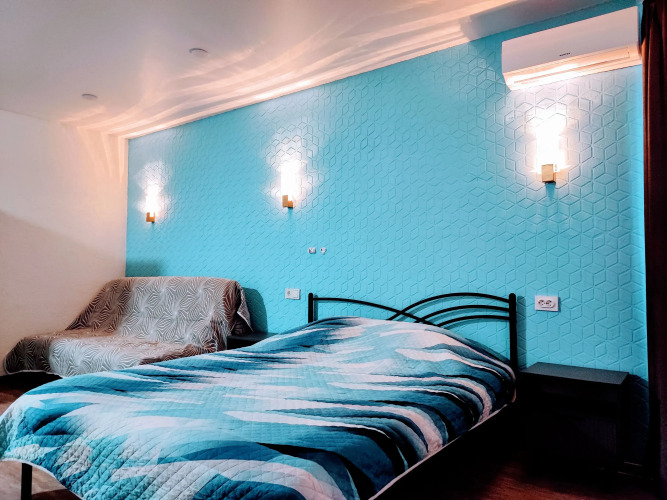 Фотография номера квартиры Апартаменты Люкс с кондиционером и бойлером в центре Абакана