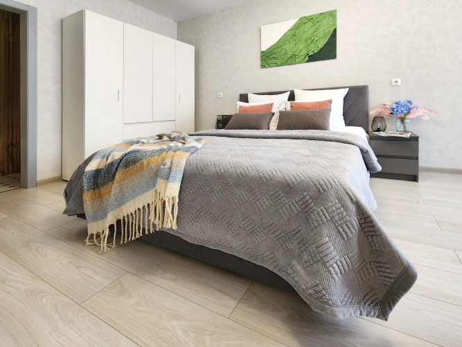 Фотография номера квартиры Апартаменты Современные Люкс с Сауной Авиаторов д.34