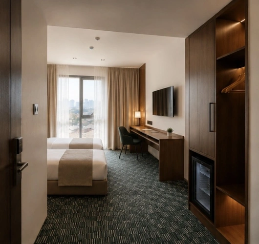 Deluxe Twin room with city view