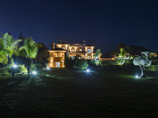 Outside
