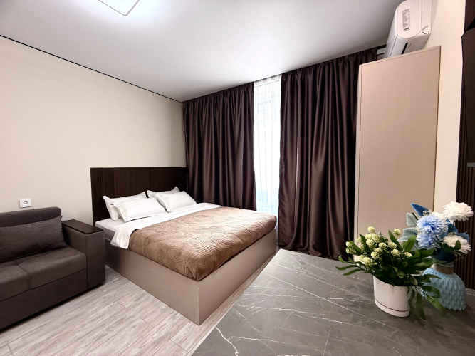 Фотография номера квартиры Квартира студия Raiymbek residence 18-38-1 & питьевая вода в подарок
