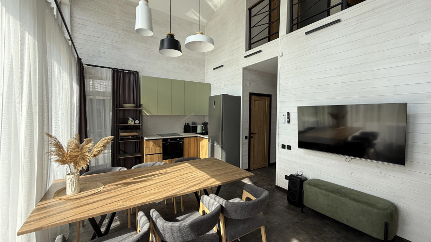 Фотография номера Коттеджа Частный дом Дом с бассейном рядом Солнечной долиной