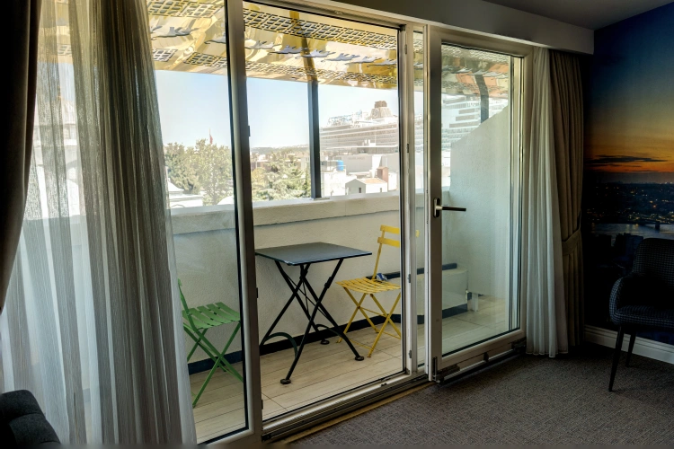 2 Bedrooms Double Apartment with balcony and with panoramic view
