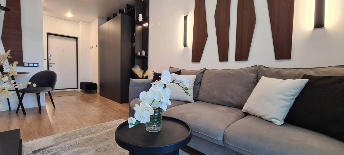 Фотография номера квартиры Апартаменты с панорамным видом Бора-Бора VIP в элитном ЖК Минск-Мир