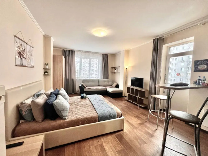 Фотография номера квартиры Квартира Уютная студия на 50 лет ВЛКСМ  ТЦ Вояж  Центр