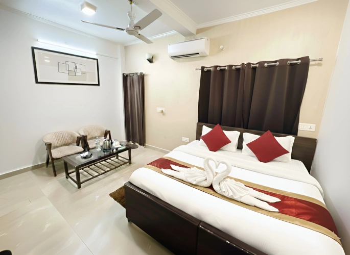Deluxe Double room with view