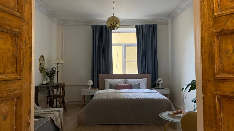 Фотография номера квартиры Квартира Атмосферная в Сталинке