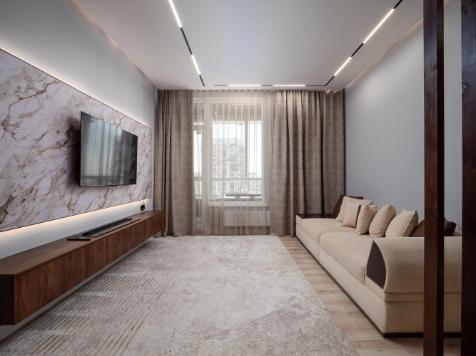 Фотография номера квартиры Апартаменты на Проспекте Аль-Фараби 27/4/3