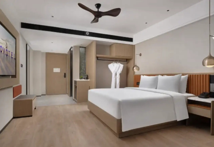 Business room with mountain view