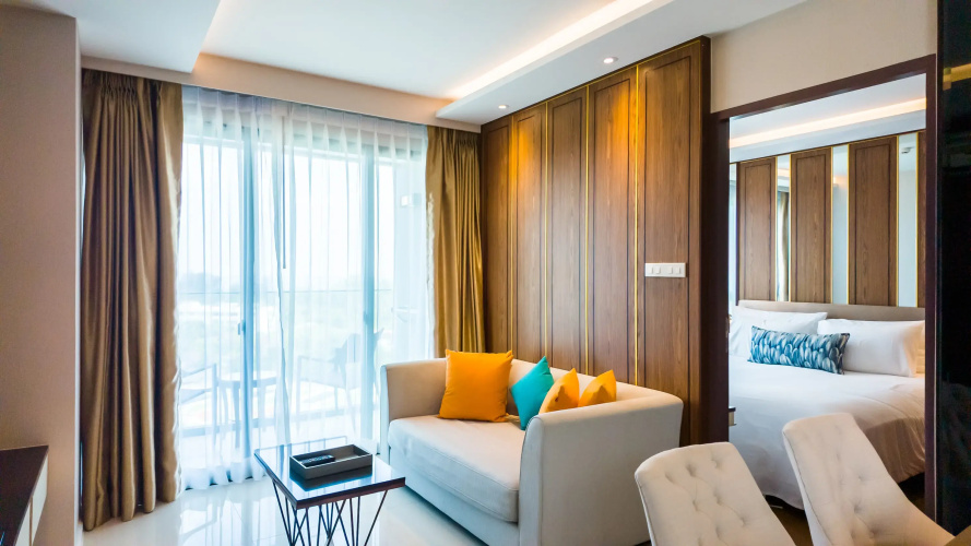 2 spalni v Mida Rizort Apartments