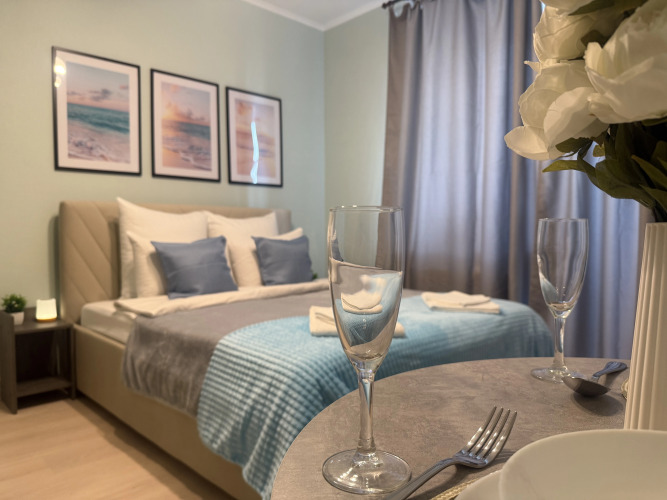 Фотография номера квартиры Апартаменты Студия для влюбленных в собременном доме