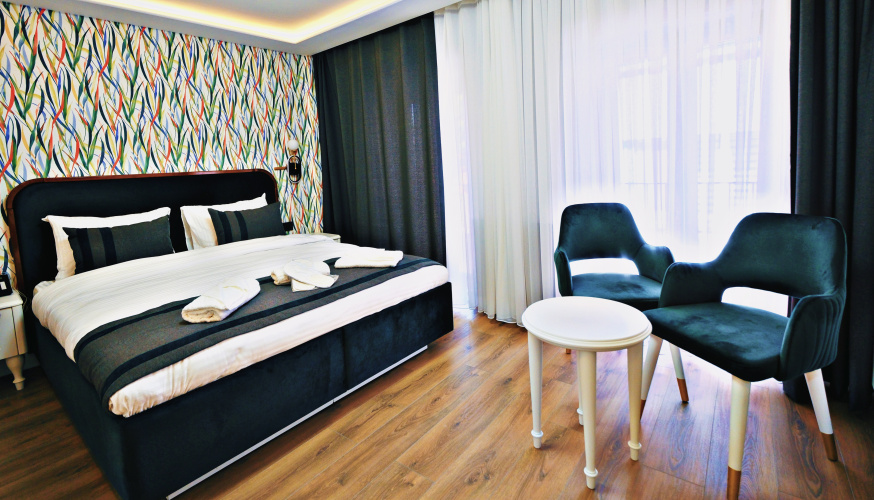 Deluxe Double room with balcony and with view