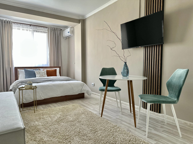 Фотография номера квартиры Квартира Студия Оазис в центре с видом на горы