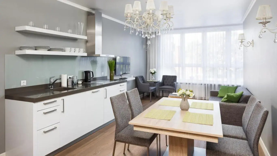 Фотография номера квартиры Апартаменты Crown39 - 2к №35: 93 м2, 3 этаж из 21