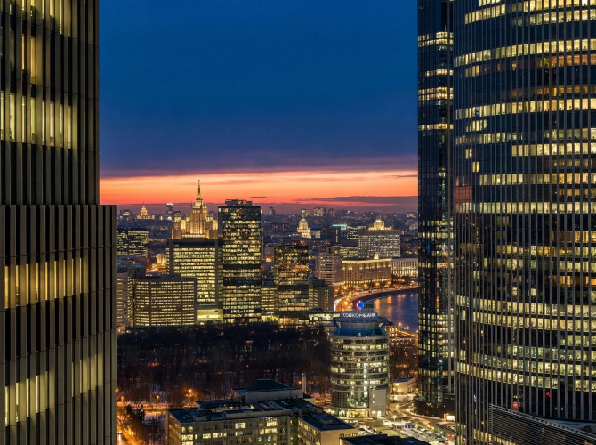 Фотография номера квартиры Апартаменты Neva Sky 28 Этаж