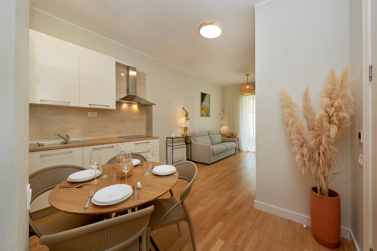 Deluxe Apartment with balcony and with partial sea view
