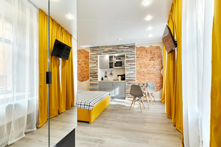 Фотография номера квартиры Апартаменты Делюкс Критик Отдыхает на Фонтанке