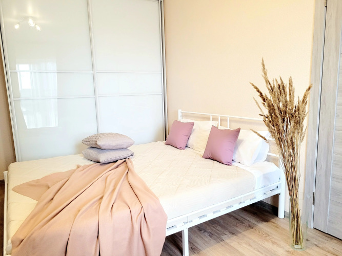 Фотография номера квартиры Квартира Неотель Видовая рядом с ТРЦ Галерея Чижова