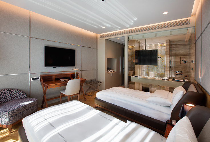Deluxe with Atrium view Twin room