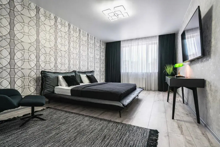 Фотография номера квартиры Апартаменты Crown39 - Strela - 2к №109: 70 м2, 2 этаж из 13