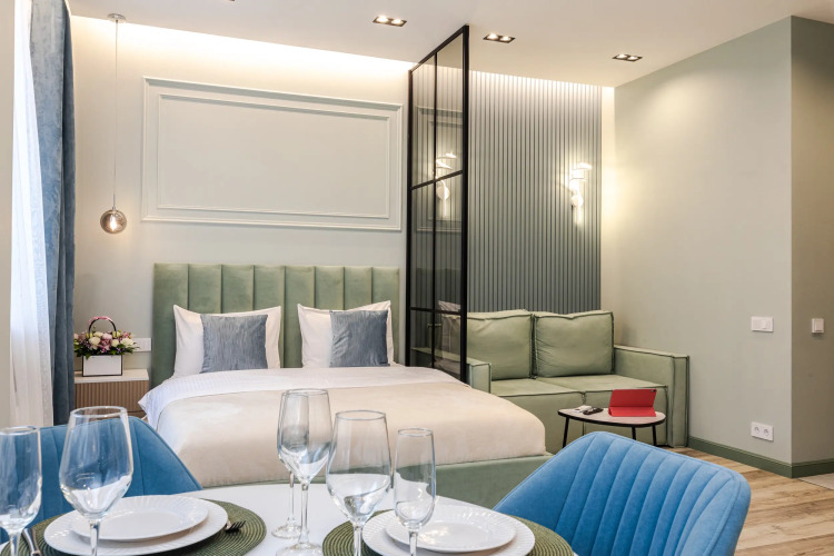 Фотография номера квартиры Апартаменты «Семейная гавань» в районе ВДНХ «Эстет Апарт»