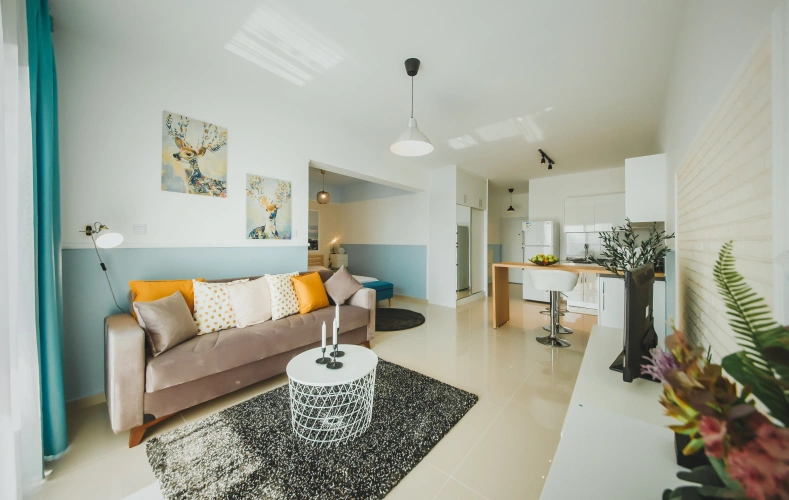 1 Bedroom Studio with balcony and with view