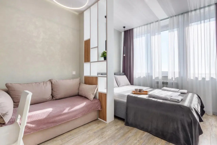 Фотография номера квартиры Апартаменты Дом у Дона на 19 этаже с видом на Дон (937)