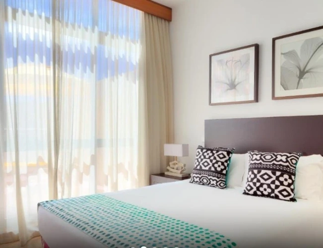 Standard Twin room with balcony and with sea view