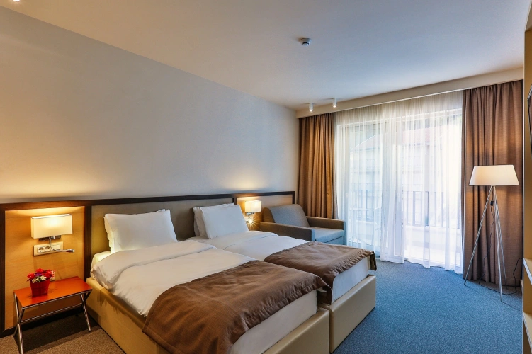 Standard Double room with balcony and with city view