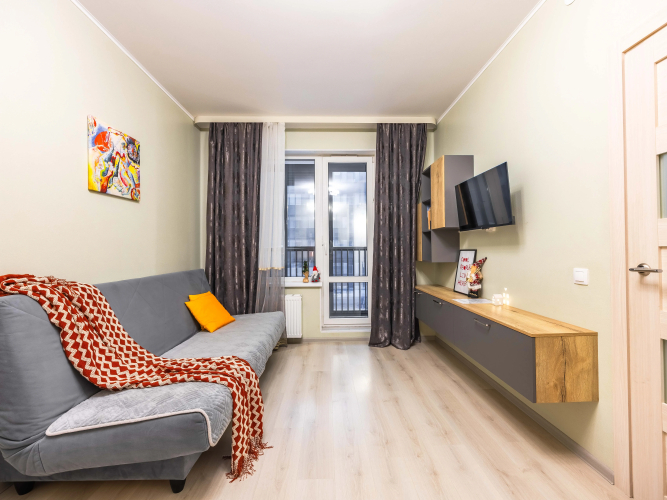 Фотография номера квартиры Апартаменты 1-к. 37 м² 2 Кровати