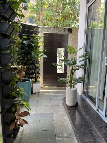 Outside