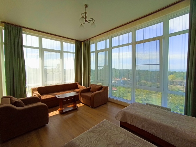2 Bedrooms Comfort Quadruple room with balcony and with view