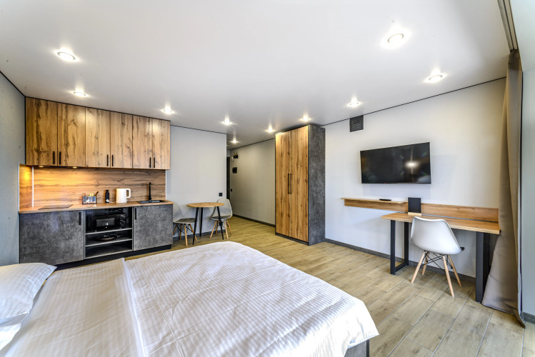 Фотография номера квартиры Апартаменты Портал Апартментс №50 на Дружбе 15