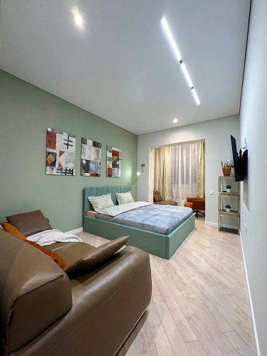 Фотография номера квартиры Квартира Лучшие Апартаменты Алматы Напротив ТРЦ Мега Алматы 100