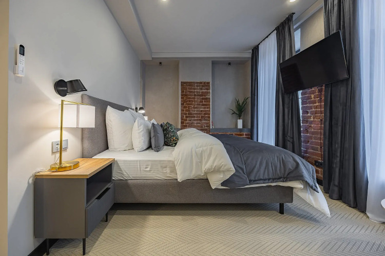 Фотография номера квартиры Апартаменты Стильные Bugrov на Ошарской