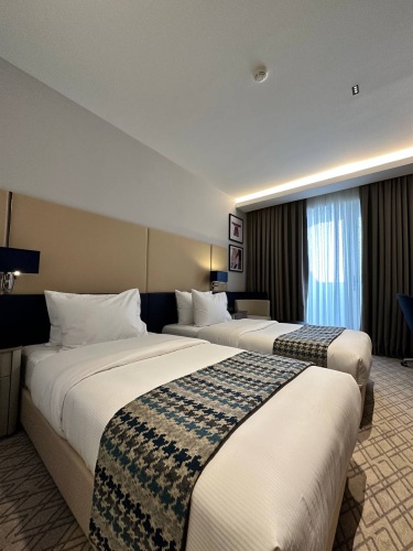 Standard Twin room with balcony and with view
