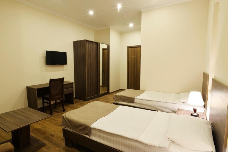 Superior Twin room with balcony and with city view